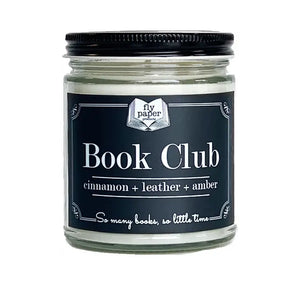 Book Club 9oz Literary Glass Soy Candle