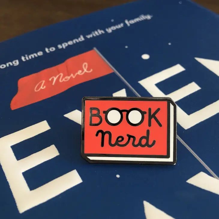 Book Nerd Enamel Pin