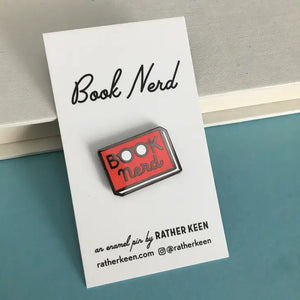 Book Nerd Enamel Pin