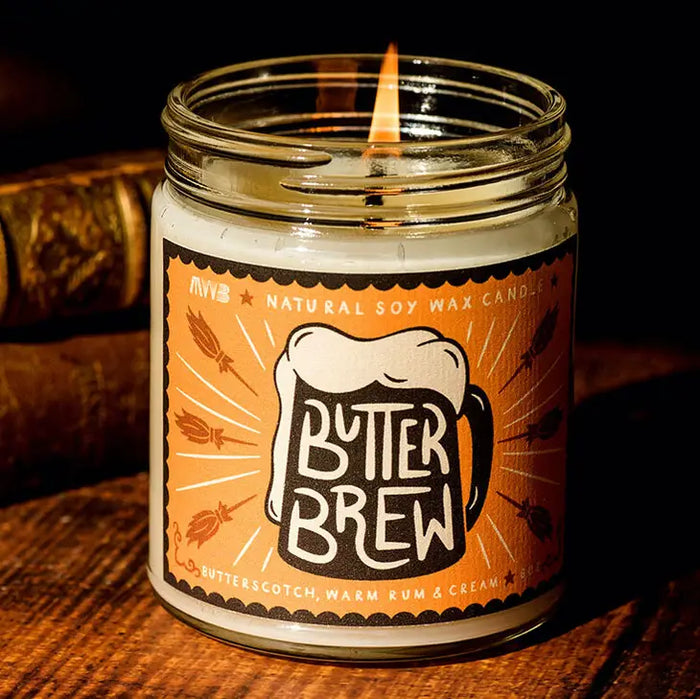 Butter Brew Soy Candle - Book Lover Candle