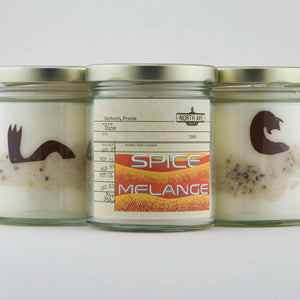 Spice Melange / Dune / book candle / book gift / sidelines