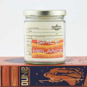 Spice Melange / Dune / book candle / book gift / sidelines