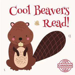 Cool Beavers Read! Sticker-Stickers-Forest of Reading-Cool Beavers Read!-The Library Marketplace