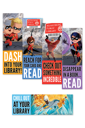The Incredibles Bookmark-Bookmark-ALA Graphics-The Library Marketplace