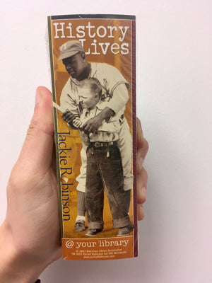 History Lives - Jackie Robinson Bookmark