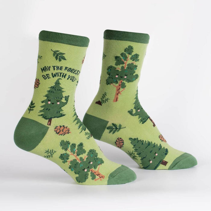 May the Forest Be With You Women's Crew Socks
