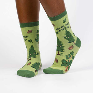 May the Forest Be With You Women's Crew Socks