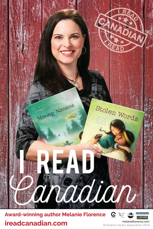 Melanie Florence Poster - I Read Canadian