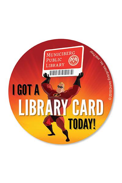 Mr. Incredible Library Stickers