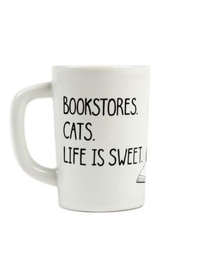 Bookstore cats mug
