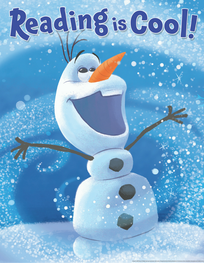 Olaf Reading is Cool Poster