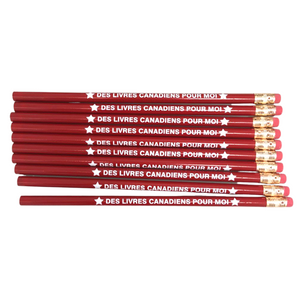 Des Livres Canadiens Pour Moi -Pencil 10 pack