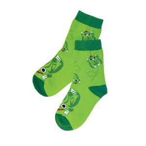 Native Northwest Kid's Socks - Frog