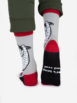 Book sloth socks