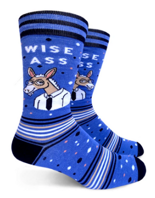 Wise Ass Mens Crew Socks