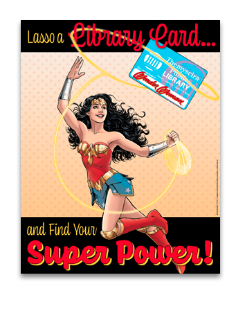 Lasso a Library Card Poster