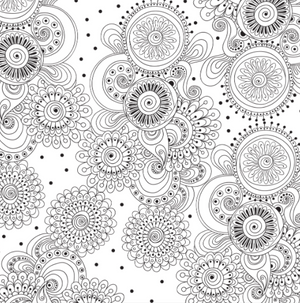Doodle Designs Artist's Coloring Book
