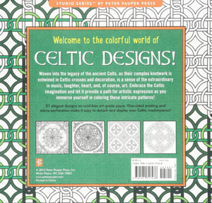 Celtic Designs Artist's Coloring Book