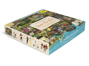The World of Jane Austen : A Jigsaw Puzzle with 60 Characters and Great Houses to Find