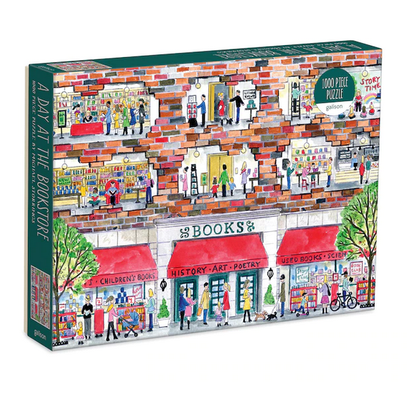 Michael Storrings' A Day at the Bookstore, 1000 piece puzzle