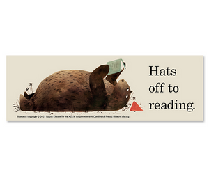 Hats Off to Reading Bookmark