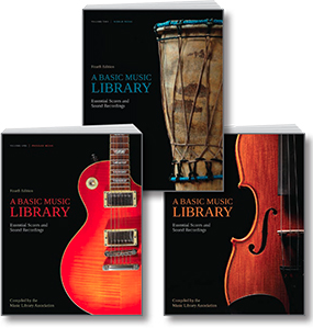 3-VOLUME SET of A Basic Music Library, Fourth Edition