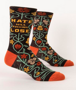 Hate Will Fucking Lose W-Crew Socks