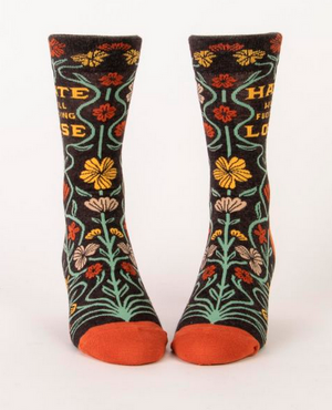 Hate Will Fucking Lose W-Crew Socks