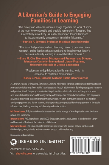 A Librarian's Guide to Engaging Families in Learning