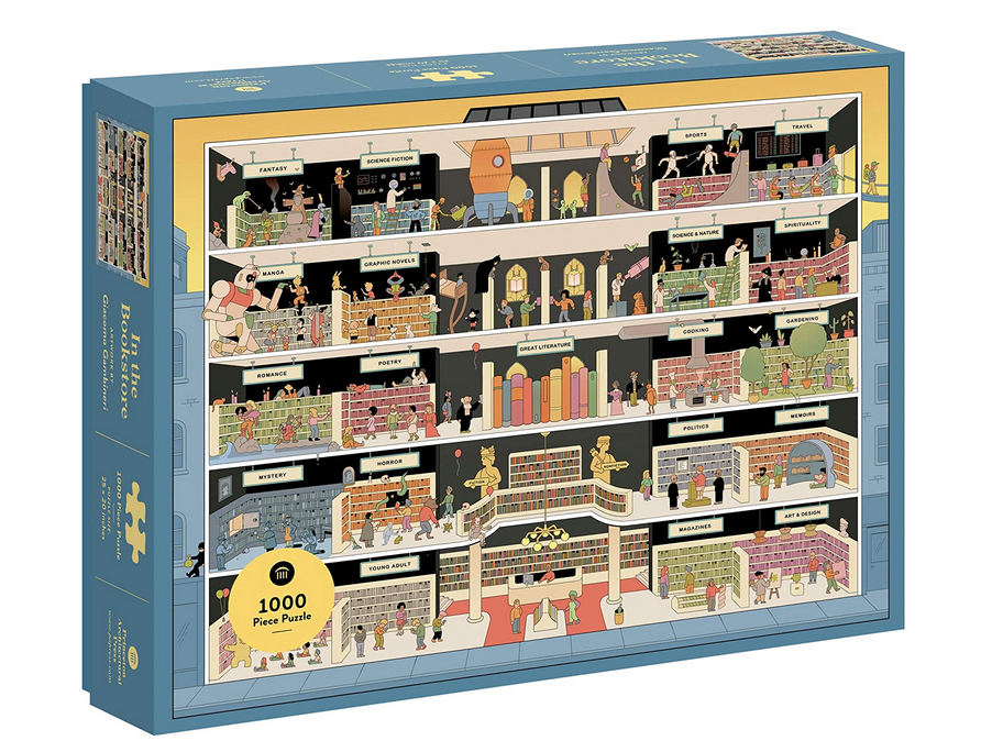 In the Bookstore: 1000 Piece Puzzle