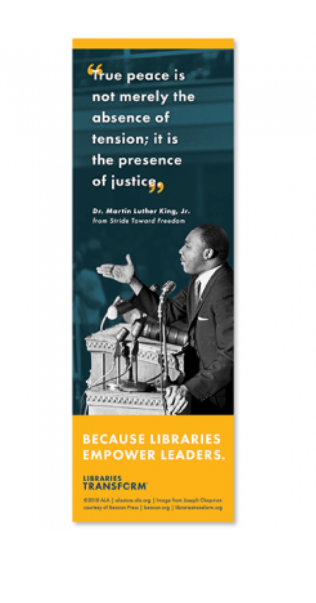 MLK Libraries Transform Bookmark