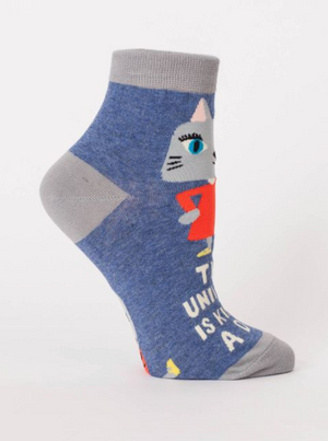 The Universe Is A Kind Of A Dick W-Ankle Socks