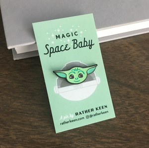 Baby Yoda enamel pin - Star Wars inspired