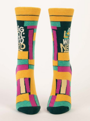 Big Ol' Word Nerd W-Crew Socks