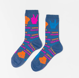 Love Peace Persist Women's Crew Socks