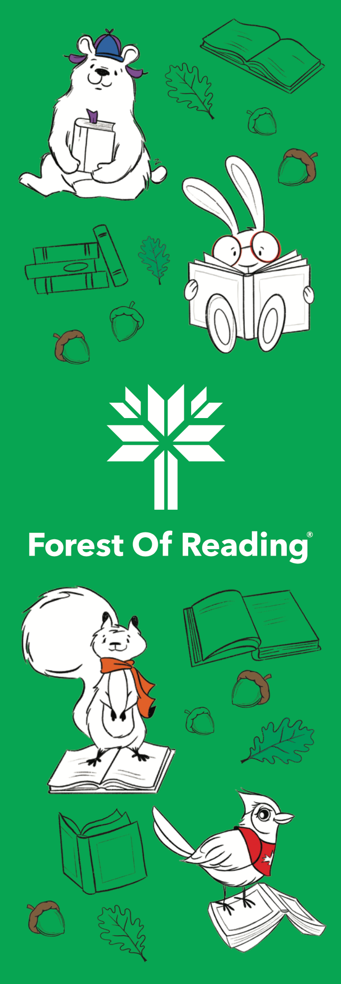 Forest of Reading – Sticker Sheet Challenge
