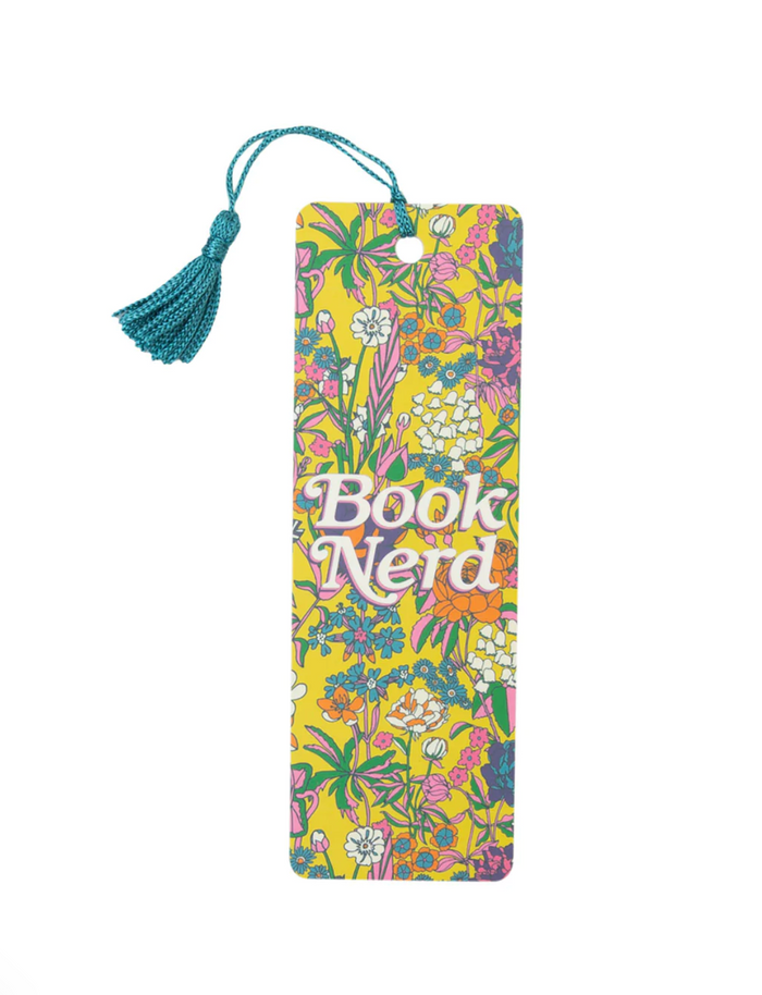 Book Nerd Floral bookmark