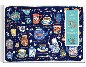 Tea Time 1000 Piece Puzzle with Shaped Pieces