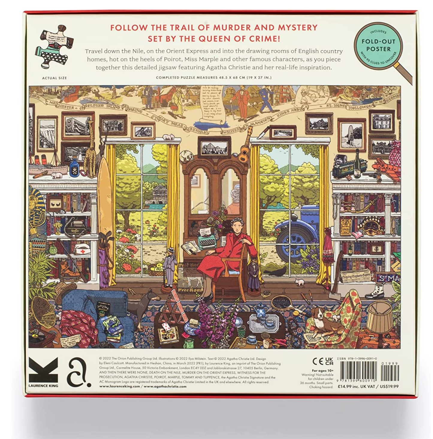 The World of Agatha Christie Jigsaw Puzzle (1000 Pieces)