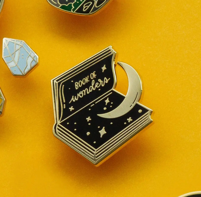 Book of Wonders Enamel Pin