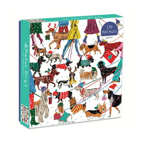 Winter Dogs 500Pc Puzzle