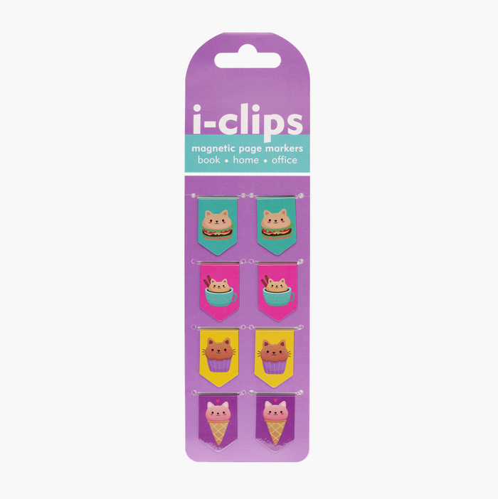 Kawaii Cats i-clips Magnetic Page Markers
