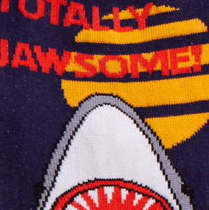 Totally Jawsome!  Crew Socks