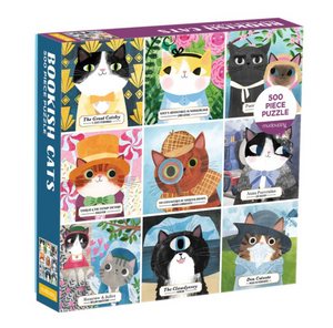 Bookish Cats 500Pc Puzzle