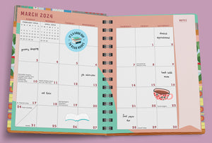 The American Library Association Recommended Reads and 2024 Planner: A 17-Month Book Log Organizer with Stickers