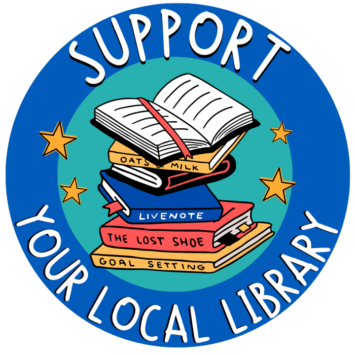 Support Your Local Library Sticker – The Library Marketplace