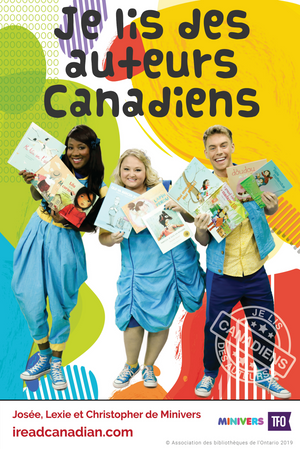 Poster TFO - Je lis des auteurs canadiens
