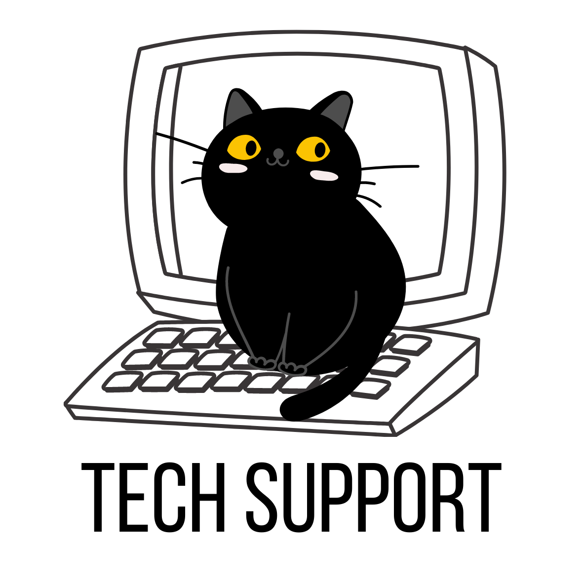 Tech Support Techie Sticker – The Library Marketplace