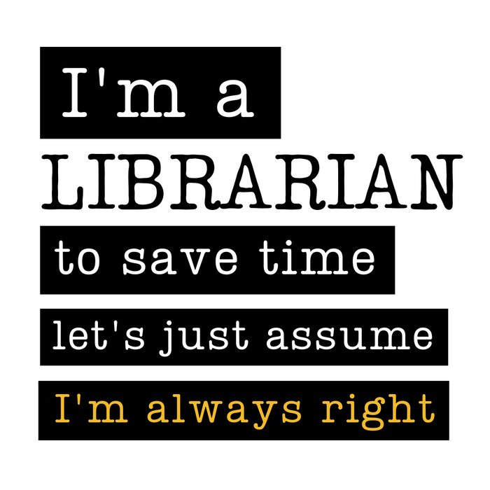 I'm a Librarian - Sticker