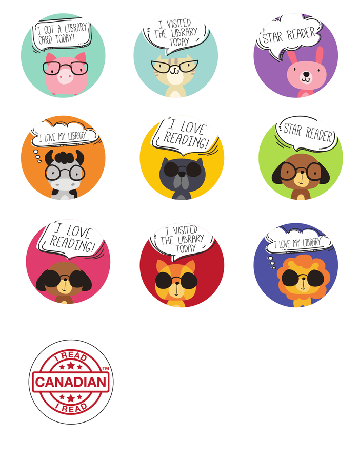 Library Stickers